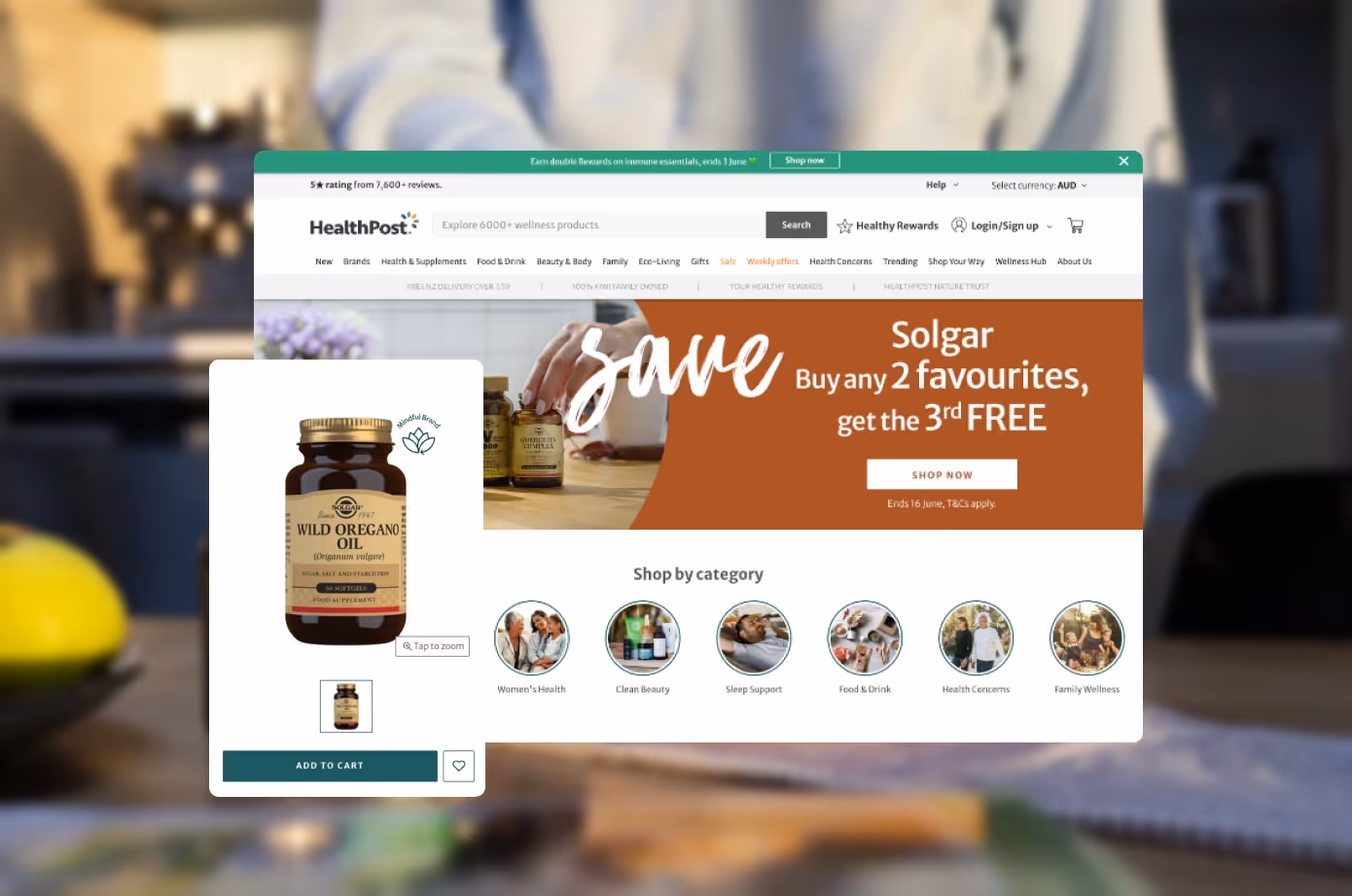 HealthPost ecommerce website by Moustache Republic