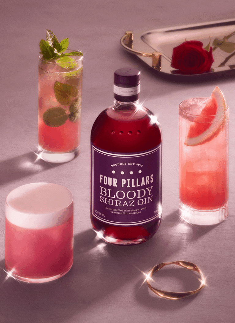 Four Pillars brand imagery