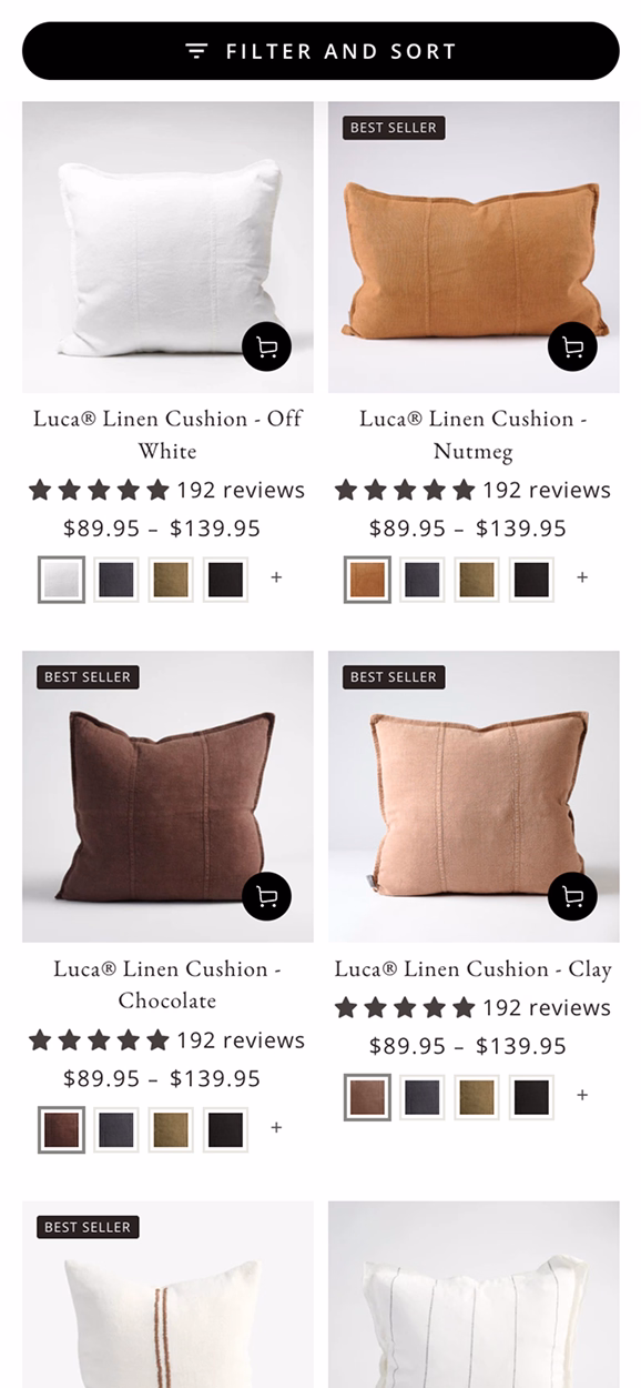 Eadie Lifestyle mobile screen 1