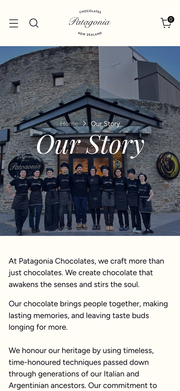 Patagonia Chocolates mobile screen 5