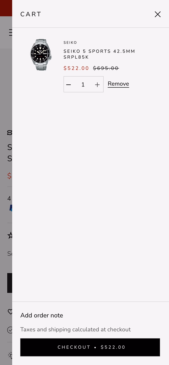 Starbuy mobile screen 1