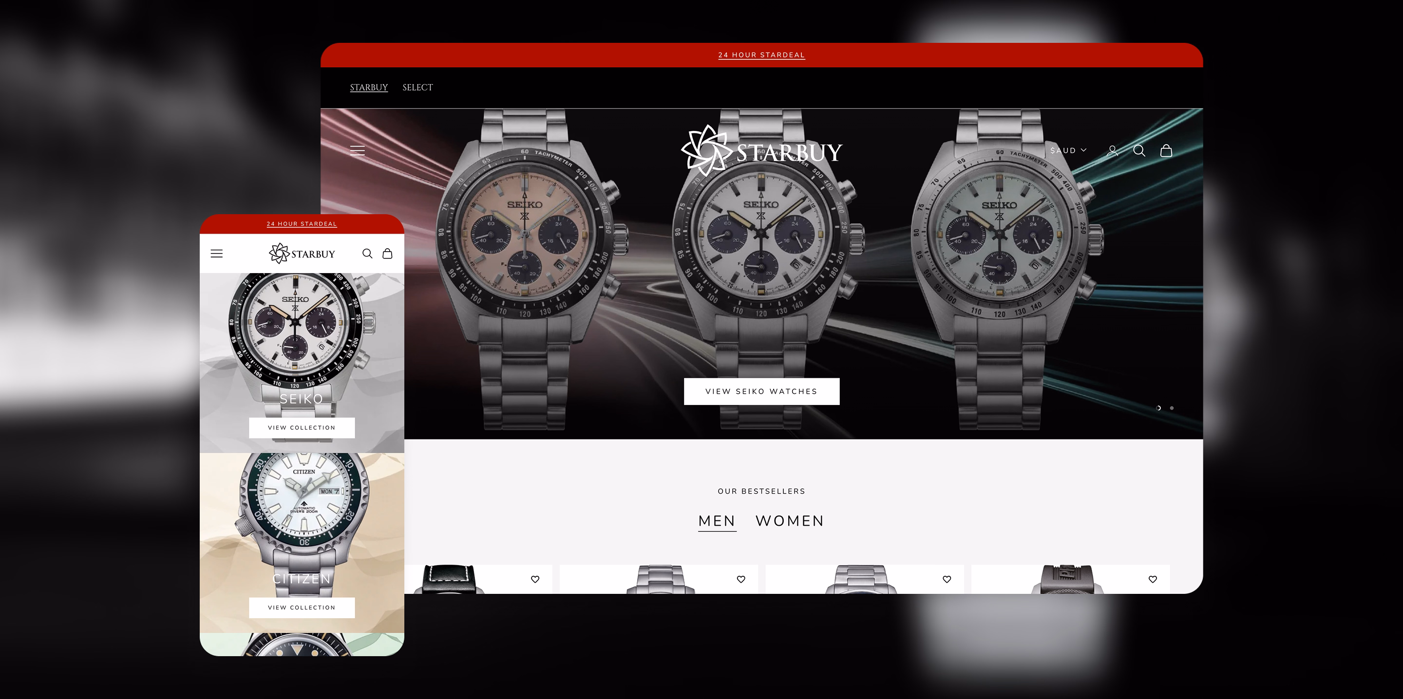 Starbuy ecommerce website by Moustache Republic
