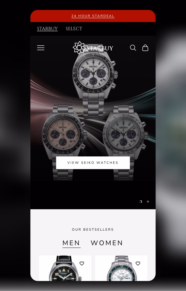 Starbuy ecommerce website by Moustache Republic